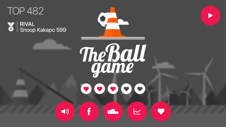 The Ball Game - Screenshot from Welcome screen